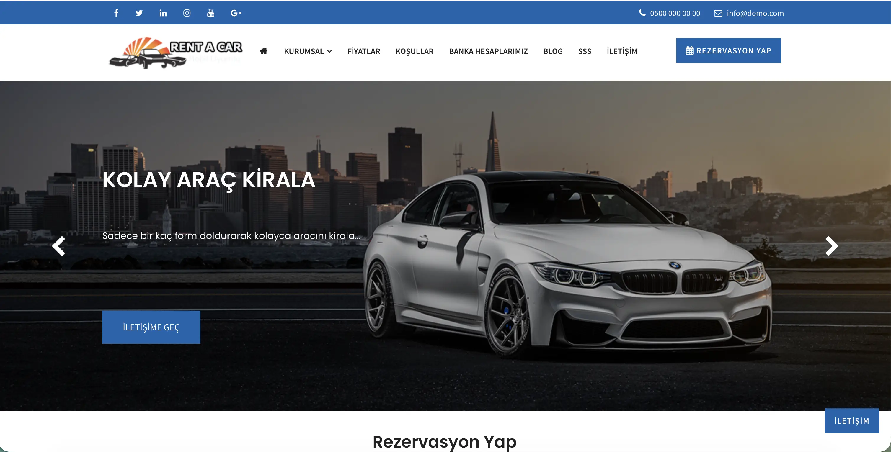 Rent a Car Sitesi v1